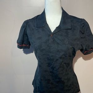 La Lakers nylon - spandex medium polo top NBA